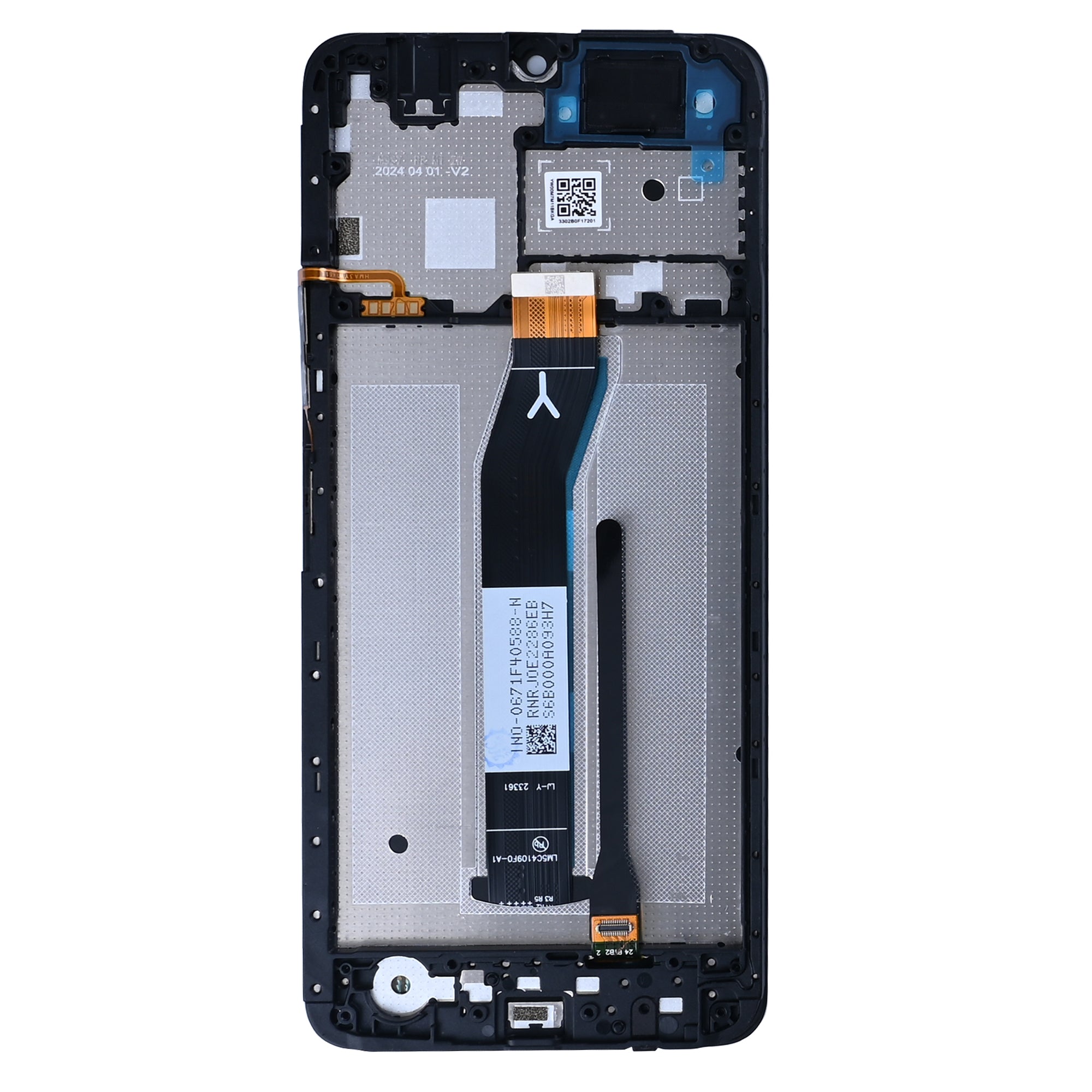 OEM Display für Xiaomi Redmi A3 mit Rahmen Schwarz – Bild 3