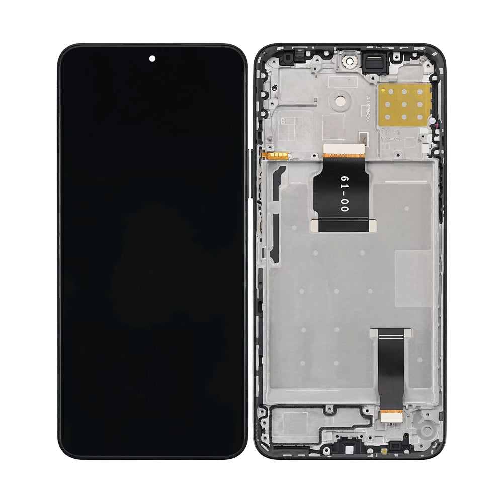 Huawei Honor X8a Display und Touchscreen-Digitizer mit Rahmen Midnight Black OEM – Bild 4