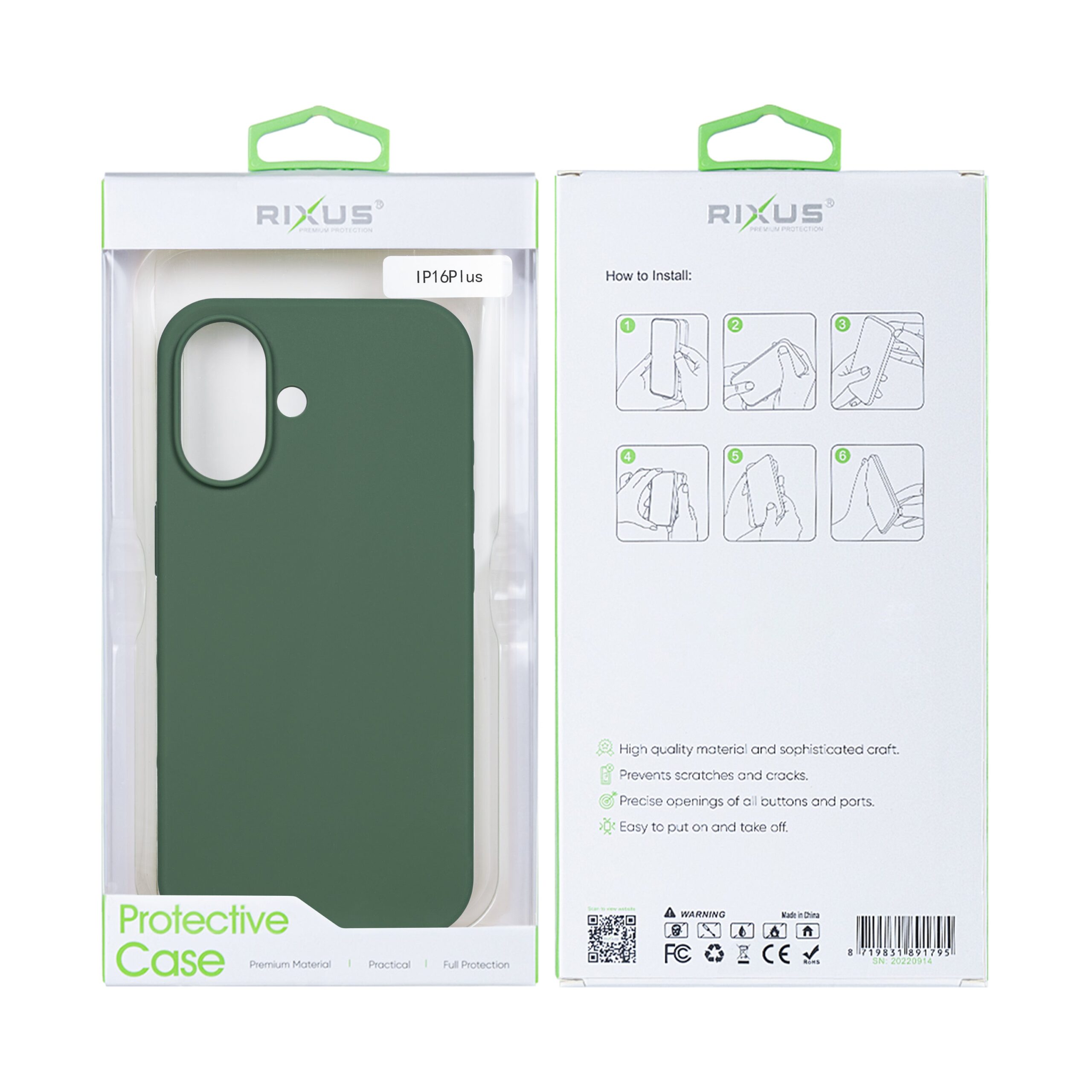 Rixus Soft TPU MagSafe Hülle für iPhone 15 16 17 Modell & Farbe – Bild 166