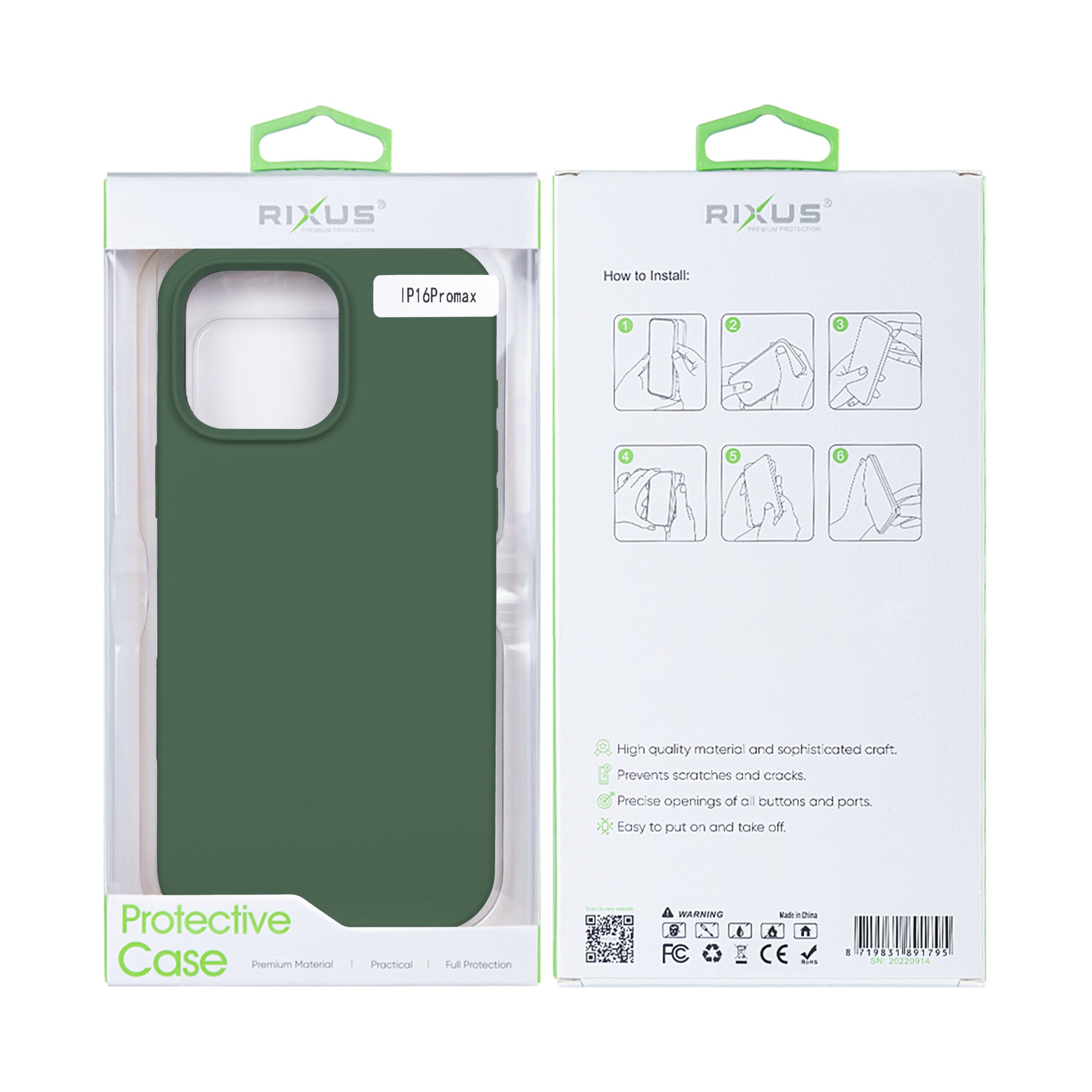 Rixus Soft TPU MagSafe Hülle für iPhone 15 16 17 Modell & Farbe – Bild 146