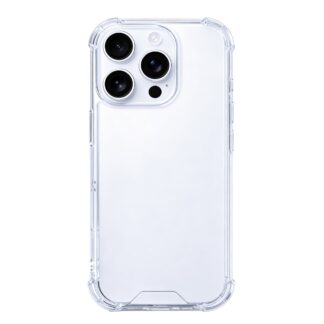 Rixus Anti-Burst Hülle für iPhone 15 16 17 Modell & Farbe - Modell: iPhone 16 Pro - Farbe: Transparent