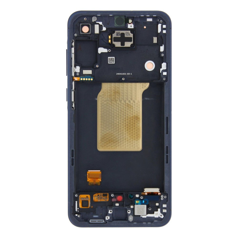 Samsung Galaxy A55 A556B Original vormontiert Display mit Rahmen Navy – Bild 3