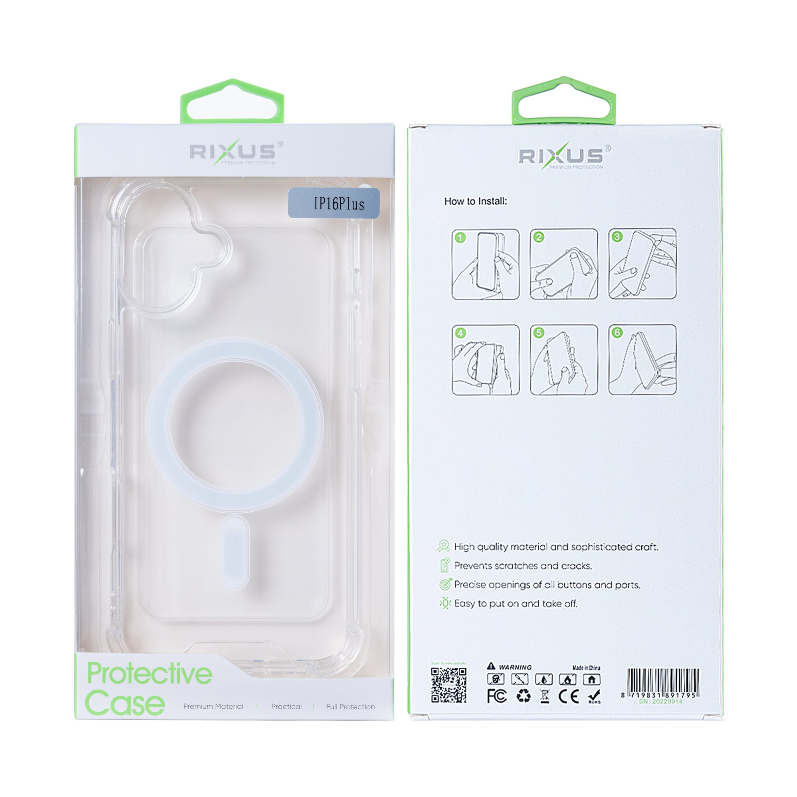 Rixus Anti-Burst MagSafe Hülle für iPhone 15 16 17 Modell & Farbe – Bild 38