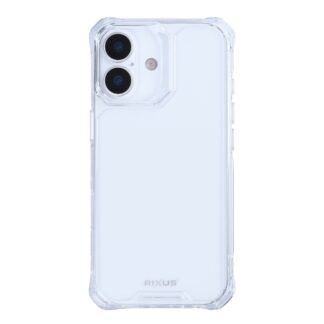 Rixus Armor-X Anti-Shock Hülle für iPhone 15 16 17 Modell & Farbe - Modell: iPhone 16 - Farbe: Transparent