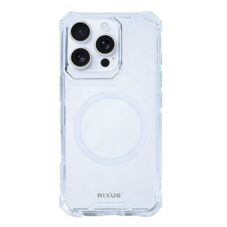 Rixus Armor-X MagSafe Hülle für iPhone 15 16 17 Modell & Farbe - Modell: iPhone 16 Pro - Farbe: Transparent