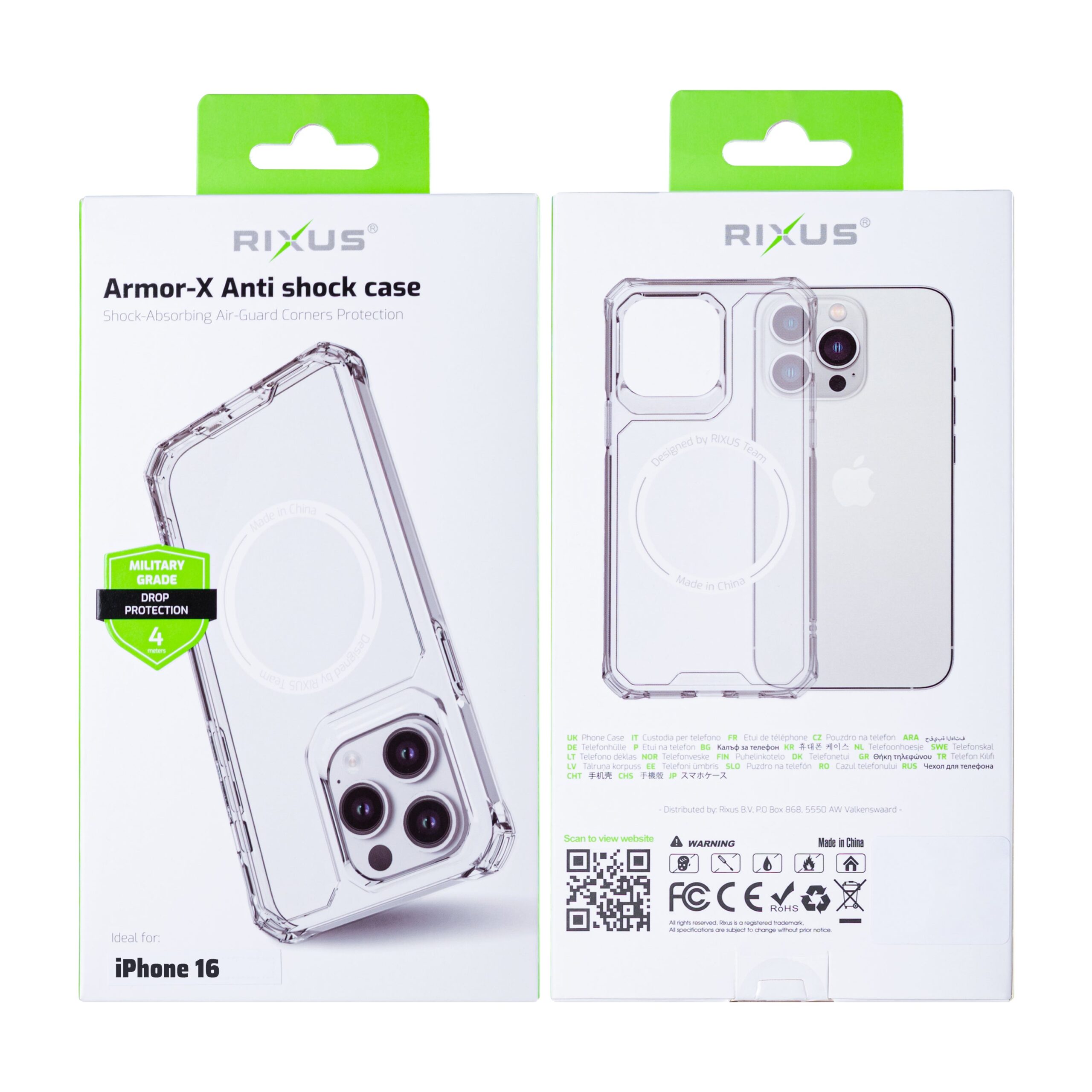 Rixus Armor-X MagSafe Hülle für iPhone 15 16 17 Modell & Farbe – Bild 51