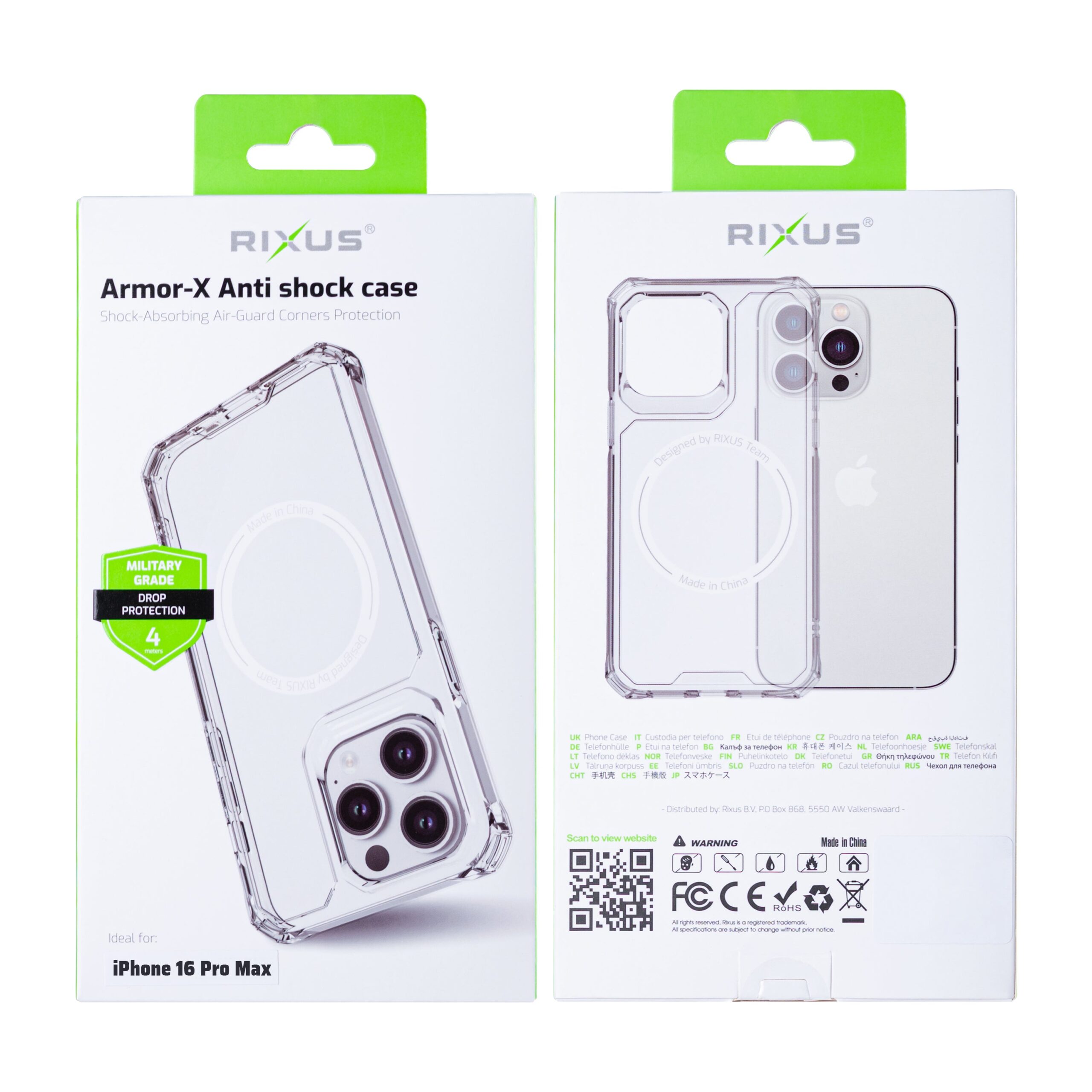 Rixus Armor-X MagSafe Hülle für iPhone 15 16 17 Modell & Farbe – Bild 36