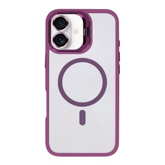 Rixus Classic 03 MagSafe Hülle für iPhone 15 16 17 Modell & Farbe - Modell: iPhone 16 - Farbe: Dark Pink (Rosa)