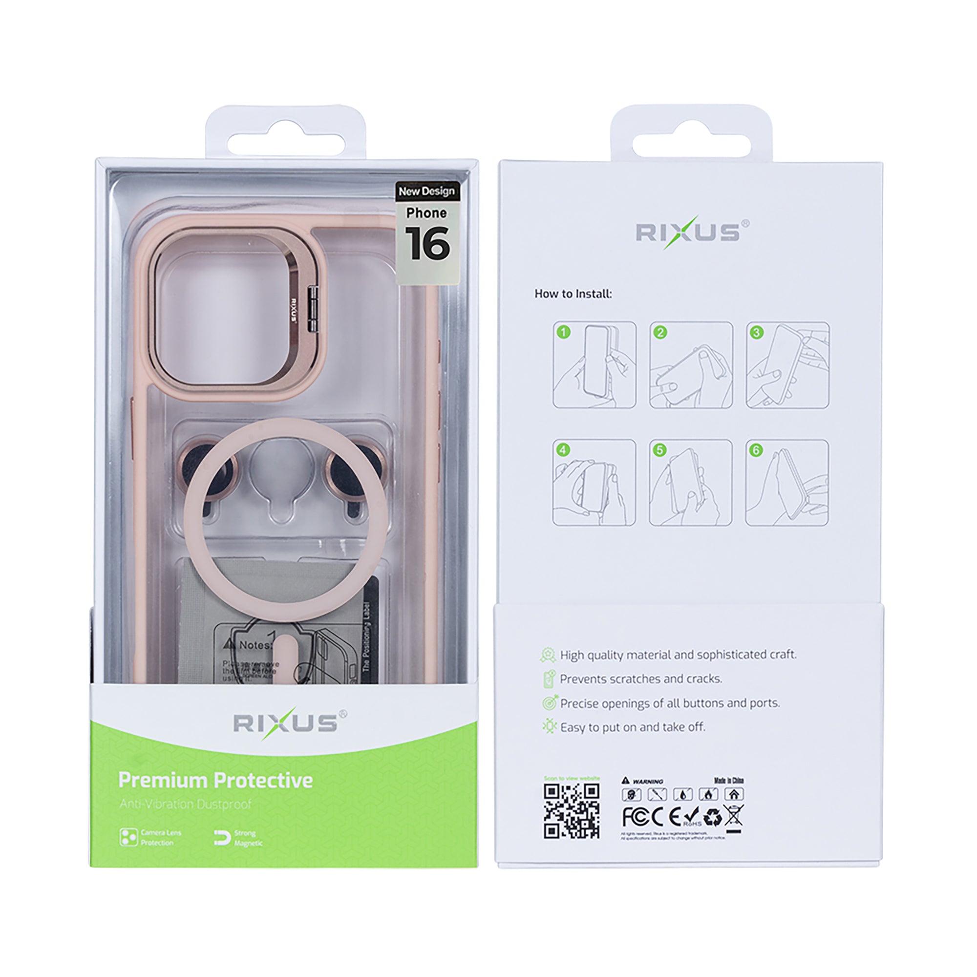 Rixus Classic 03 MagSafe Hülle für iPhone 15 16 17 Modell & Farbe – Bild 293