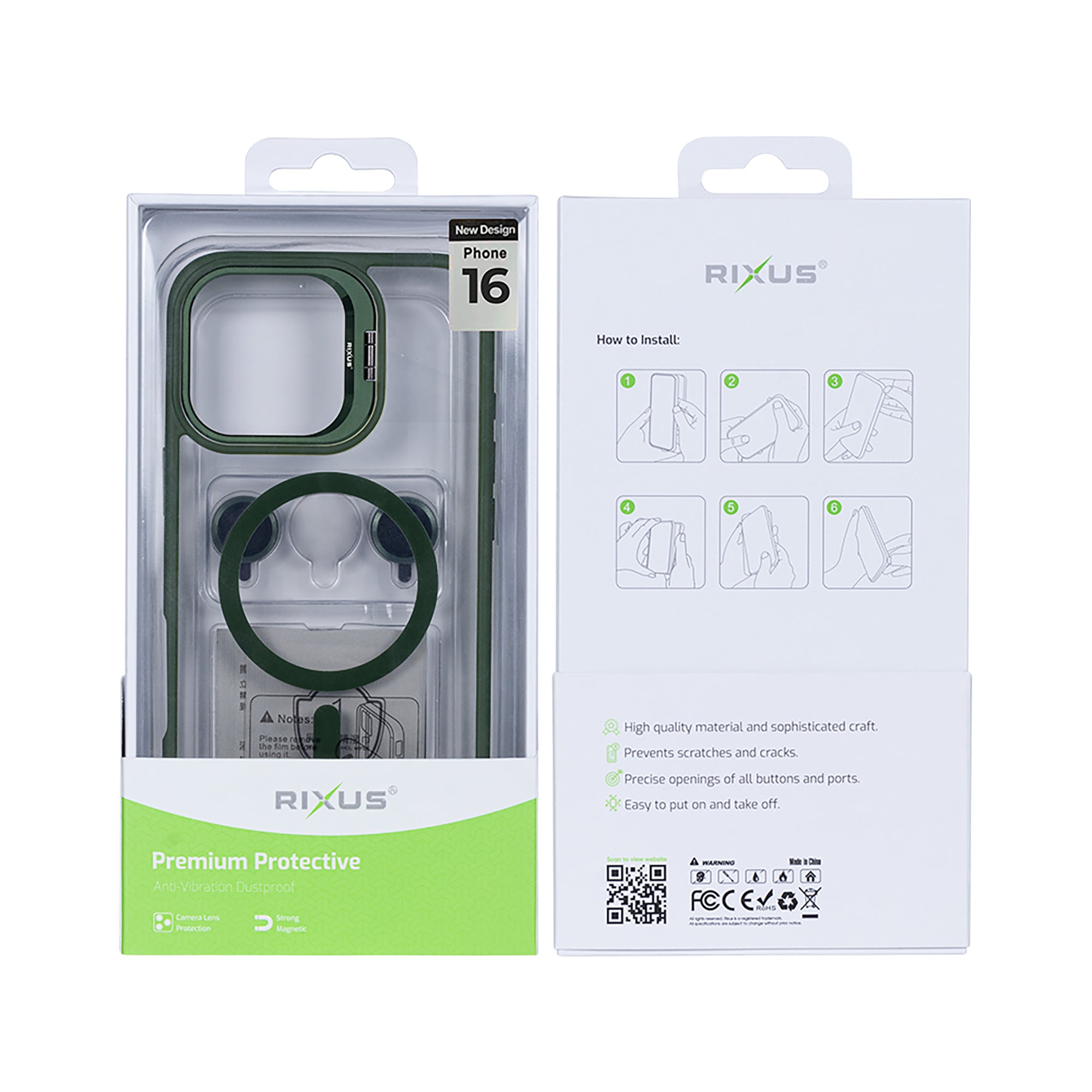 Rixus Classic 03 MagSafe Hülle für iPhone 15 16 17 Modell & Farbe – Bild 287