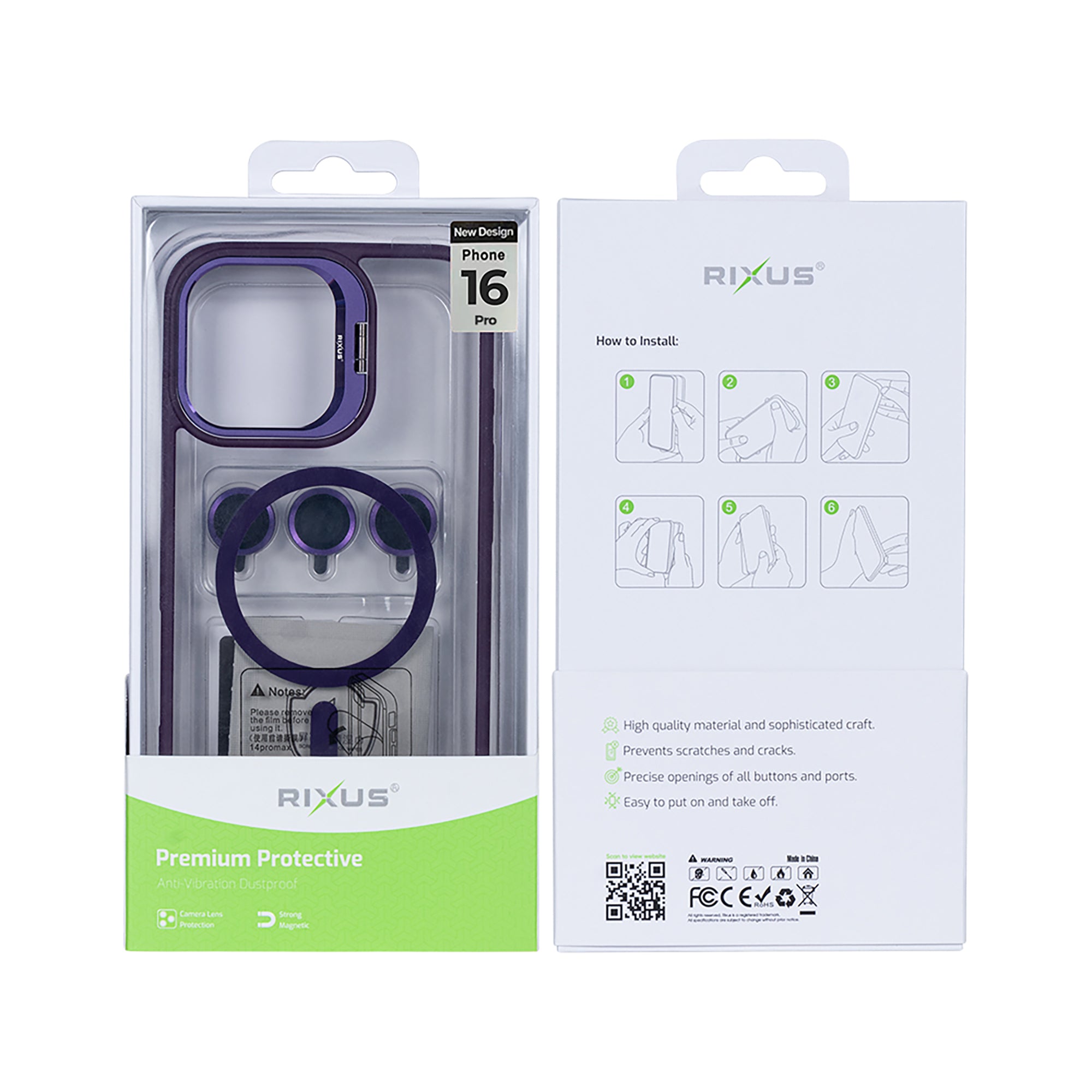 Rixus Classic 03 MagSafe Hülle für iPhone 15 16 17 Modell & Farbe – Bild 263