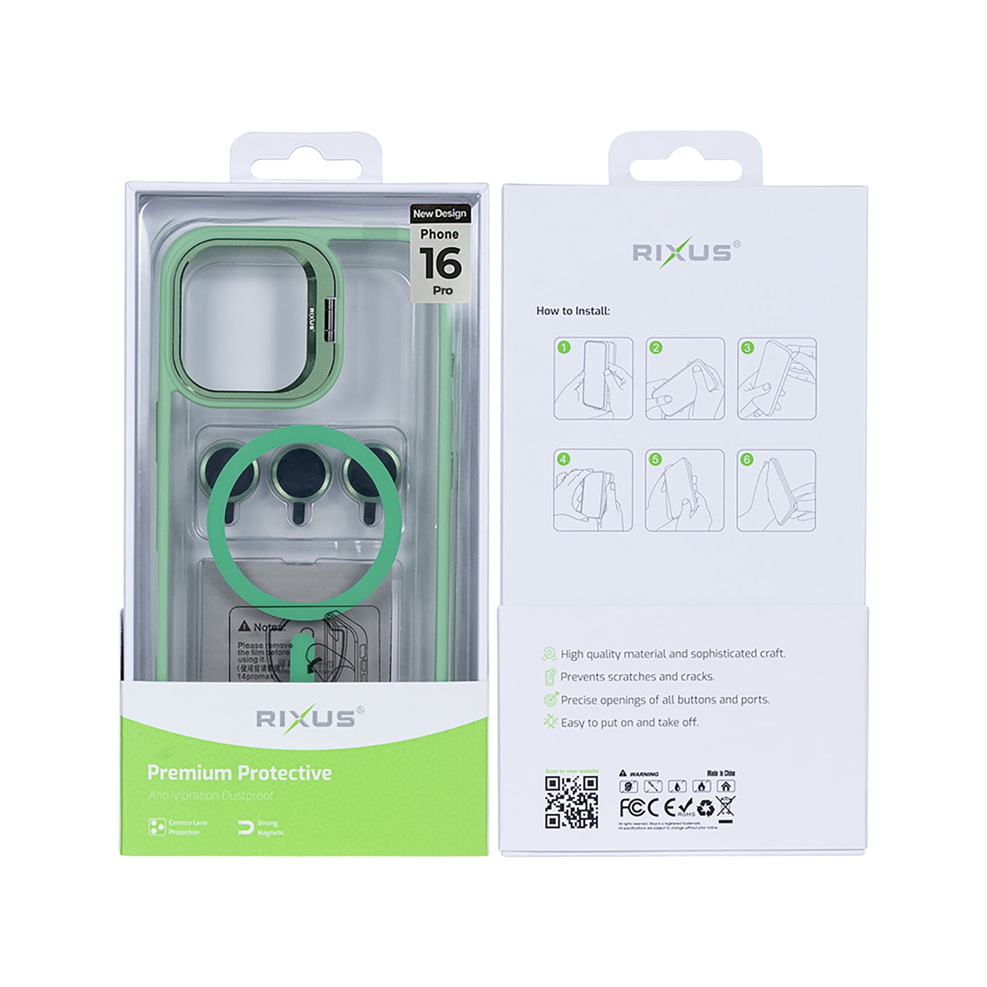Rixus Classic 03 MagSafe Hülle für iPhone 15 16 17 Modell & Farbe – Bild 437
