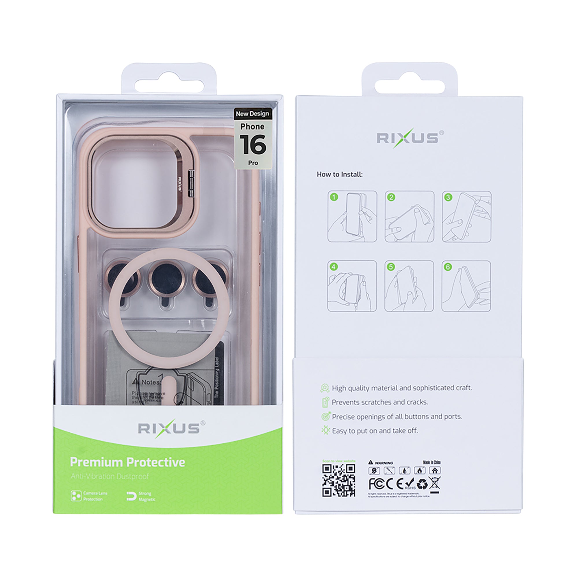 Rixus Classic 03 MagSafe Hülle für iPhone 15 16 17 Modell & Farbe – Bild 431
