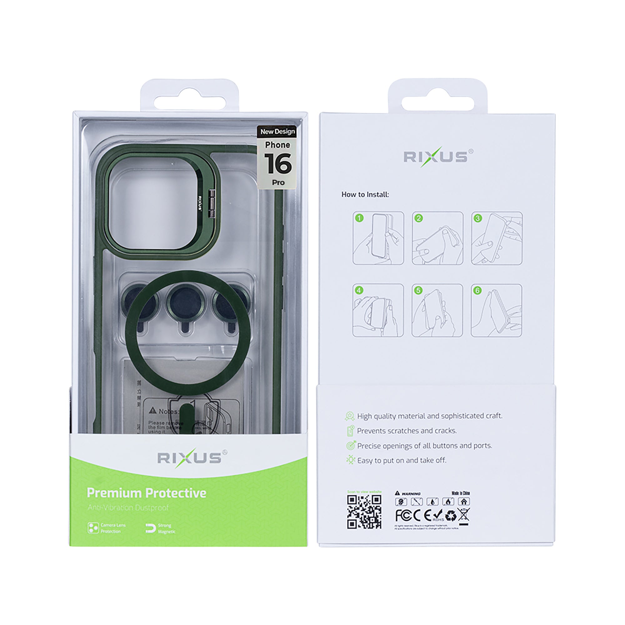 Rixus Classic 03 MagSafe Hülle für iPhone 15 16 17 Modell & Farbe – Bild 425