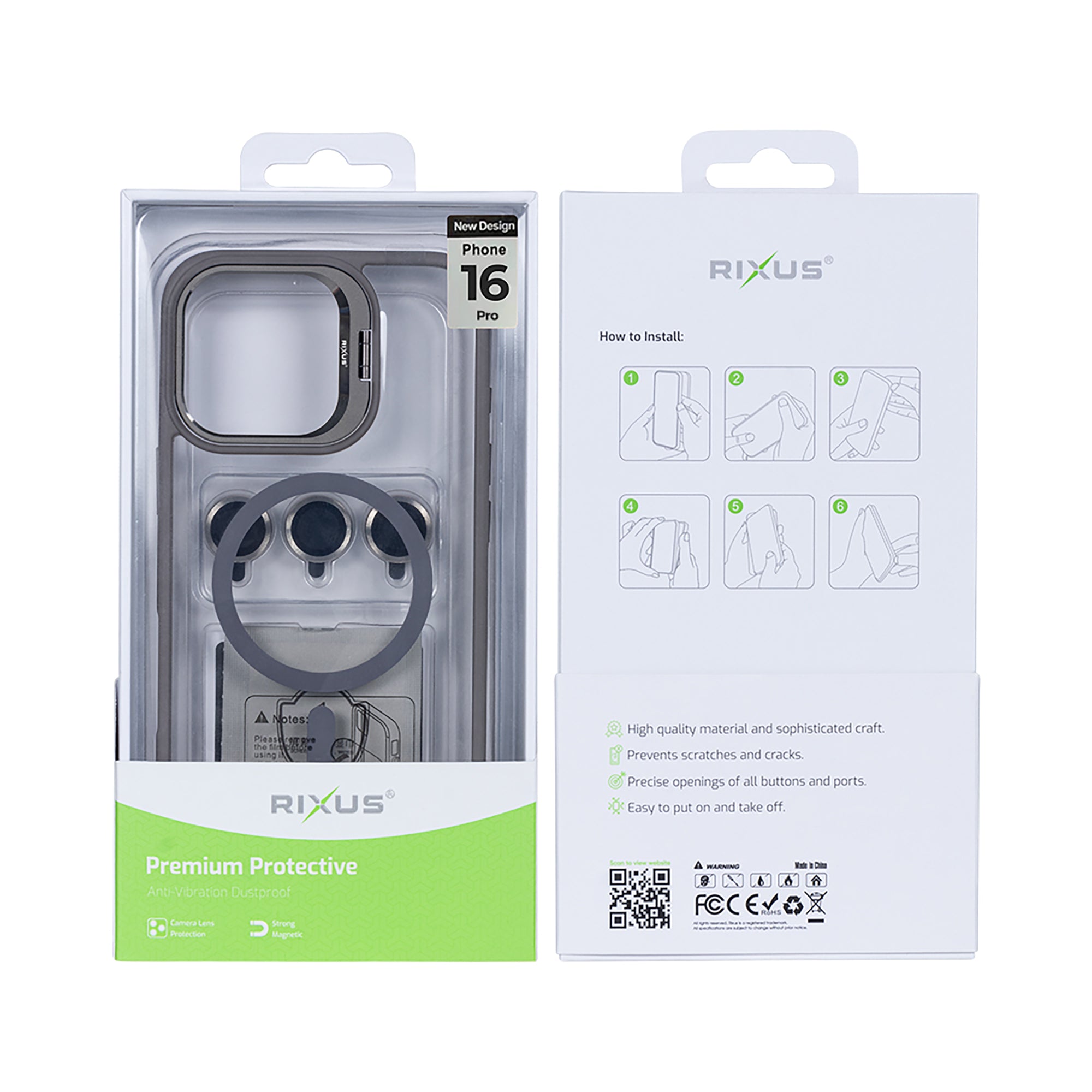 Rixus Classic 03 MagSafe Hülle für iPhone 15 16 17 Modell & Farbe – Bild 419