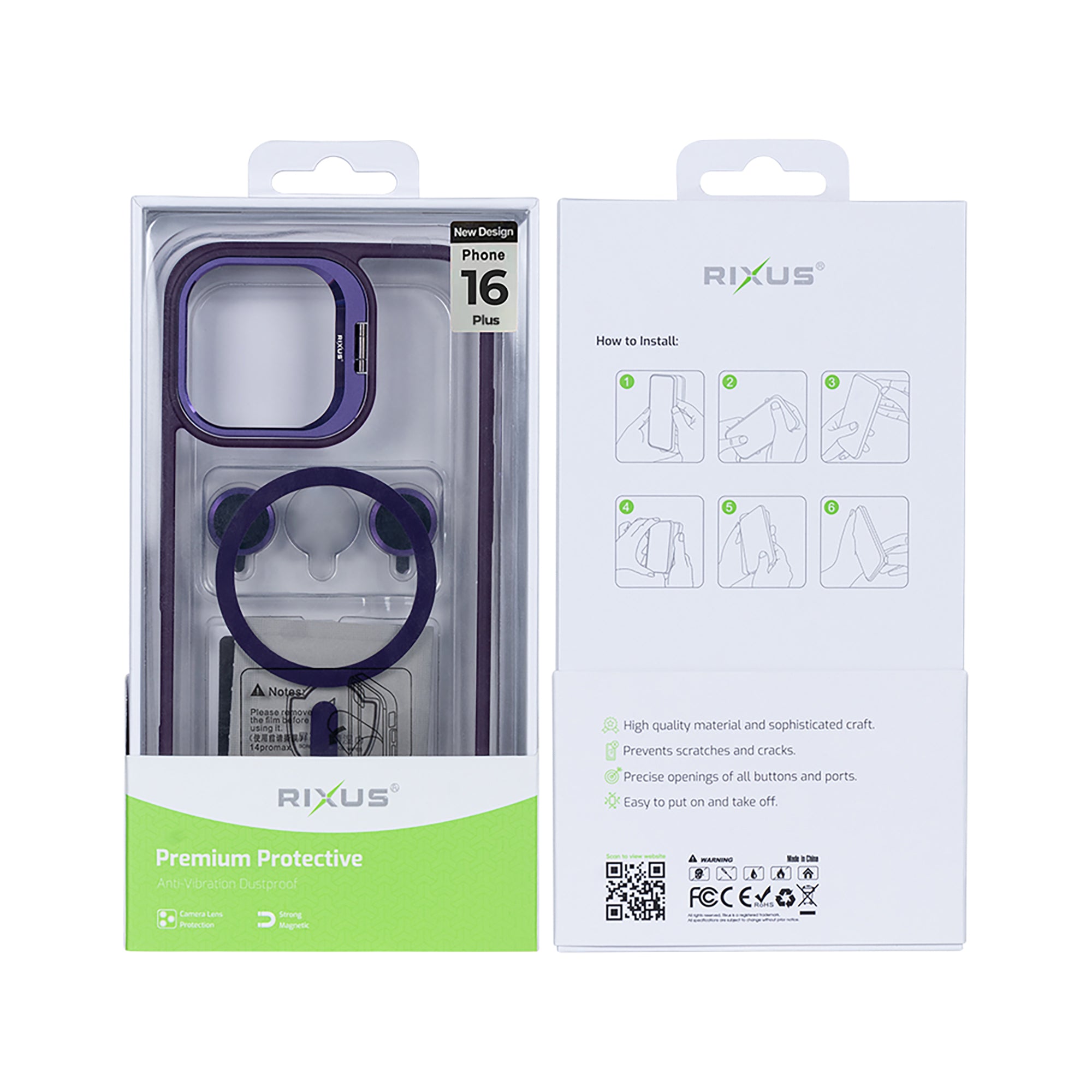 Rixus Classic 03 MagSafe Hülle für iPhone 15 16 17 Modell & Farbe – Bild 389