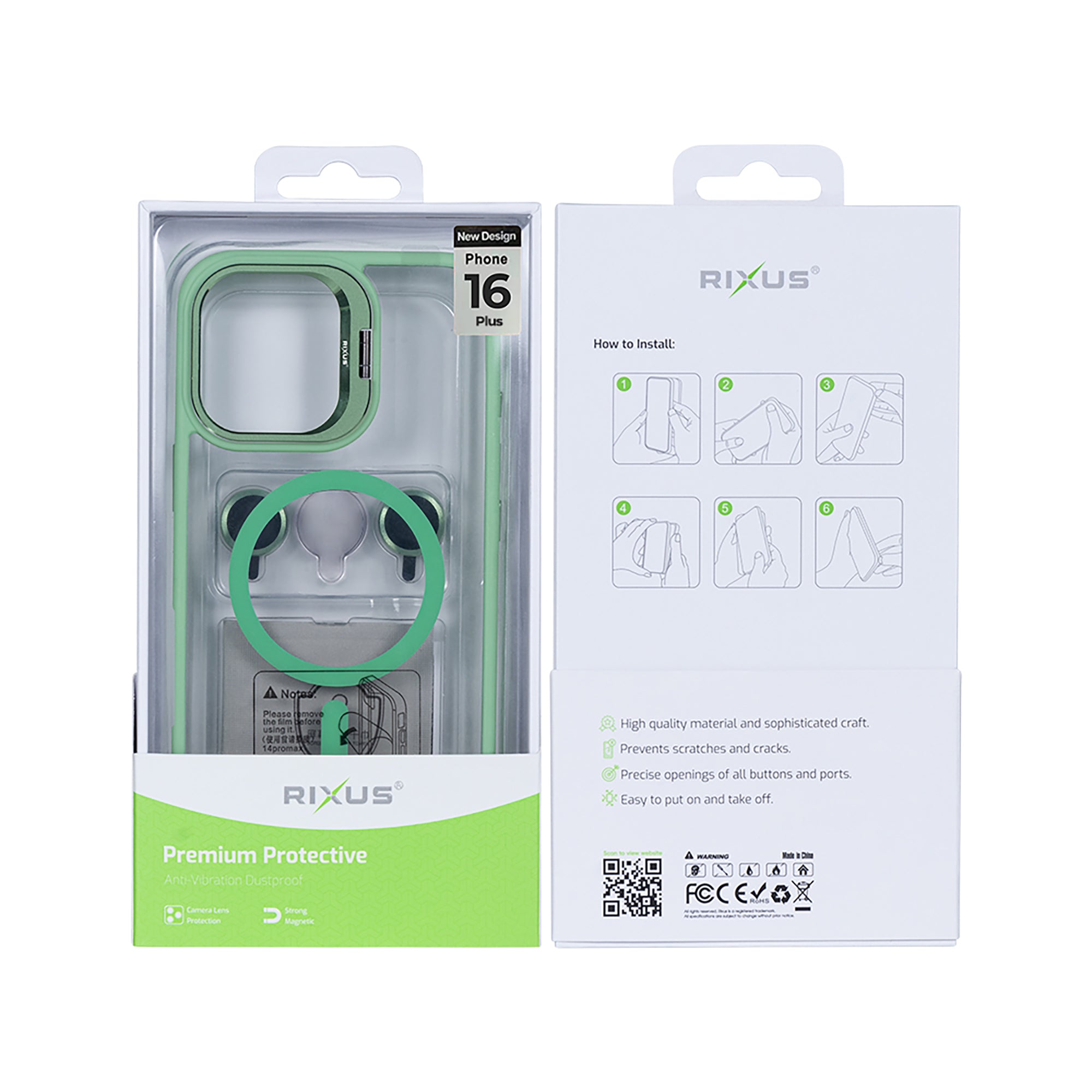 Rixus Classic 03 MagSafe Hülle für iPhone 15 16 17 Modell & Farbe – Bild 365