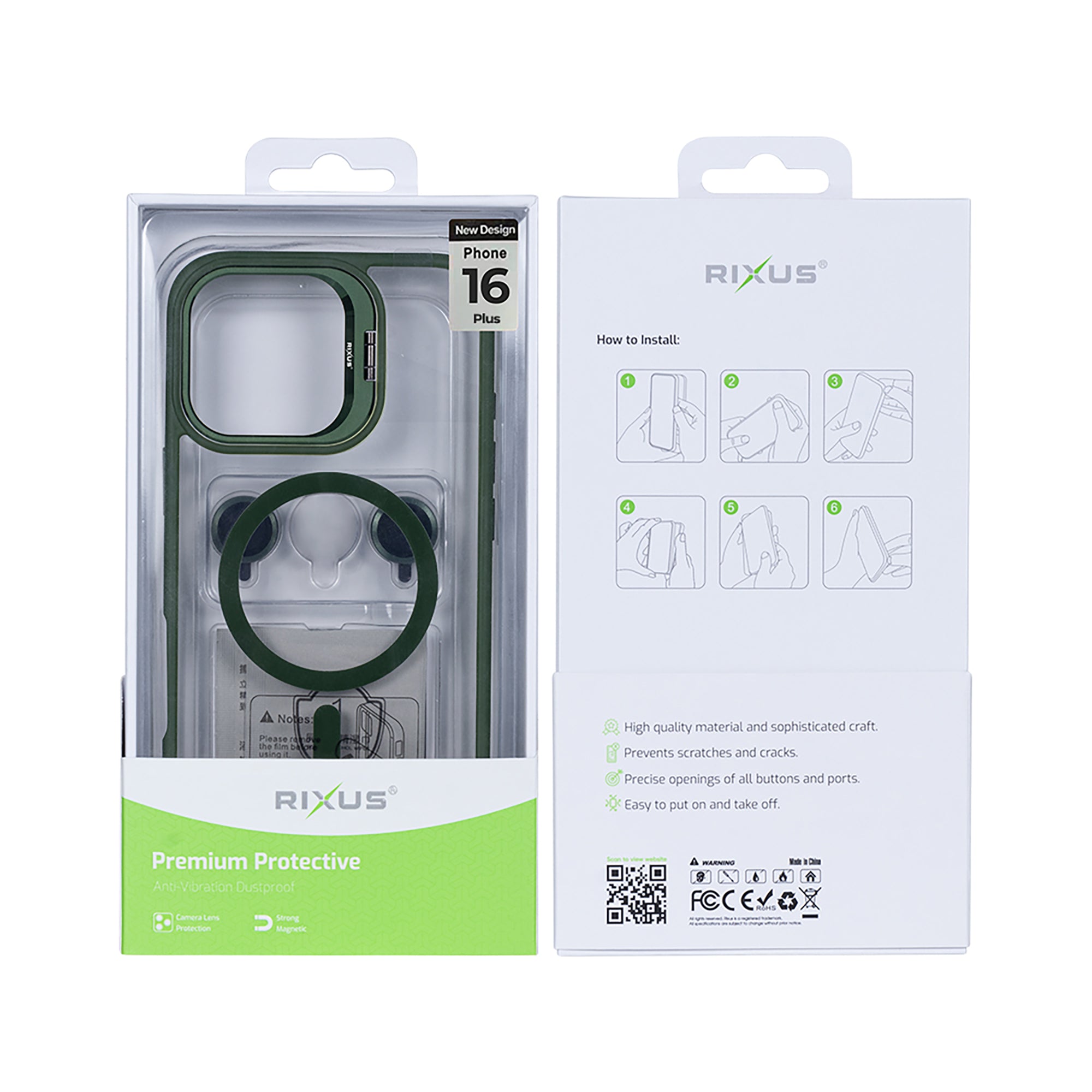 Rixus Classic 03 MagSafe Hülle für iPhone 15 16 17 Modell & Farbe – Bild 341