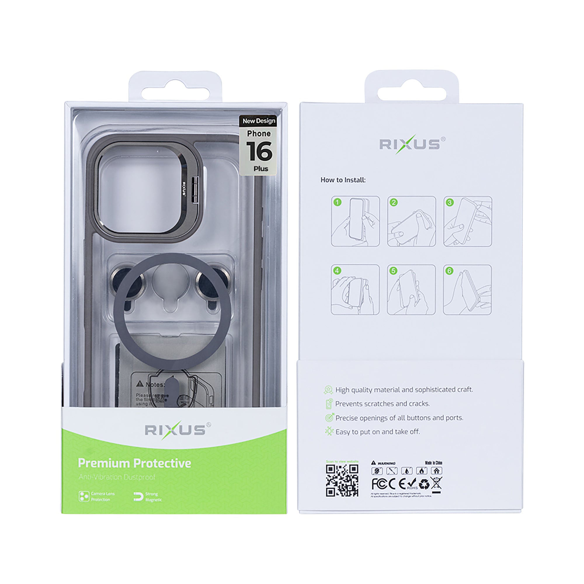 Rixus Classic 03 MagSafe Hülle für iPhone 15 16 17 Modell & Farbe – Bild 401