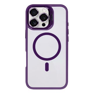 Rixus Classic 03 MagSafe Hülle für iPhone 15 16 17 Modell & Farbe - Modell: iPhone 16 Pro Max - Farbe: Deep Purple (Violett)