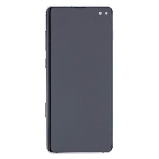 Samsung Galaxy S10 Plus G975F Display und Touchscreen-Digitizer mit Rahmen Prism Black aufbereitet