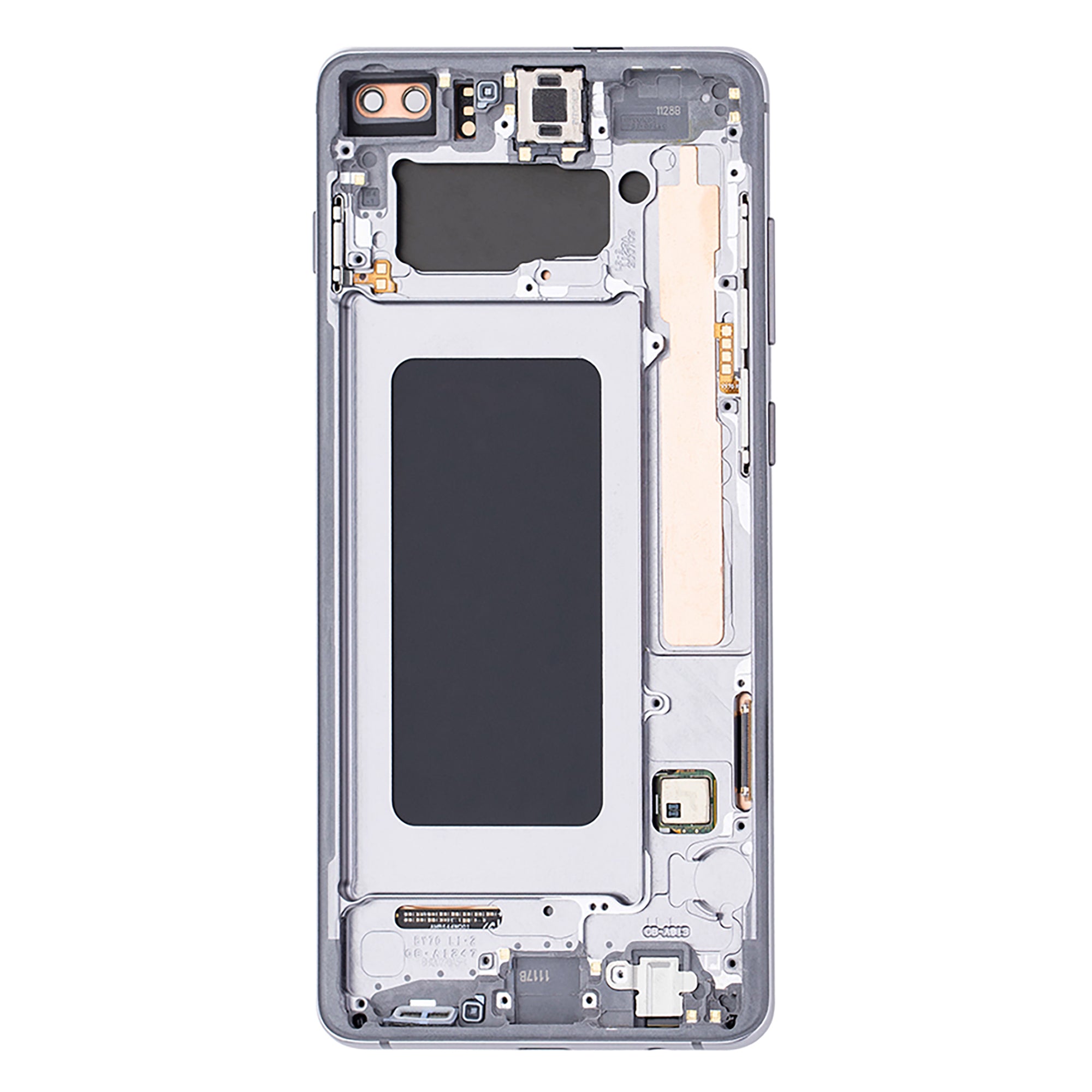 Samsung Galaxy S10 Plus G975F Display und Touchscreen-Digitizer mit Rahmen Prism Black aufbereitet – Bild 2