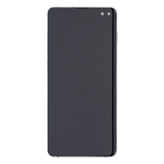 Samsung Galaxy S10 Plus G975F Display und Touchscreen-Digitizer mit Rahmen Prism White aufbereitet