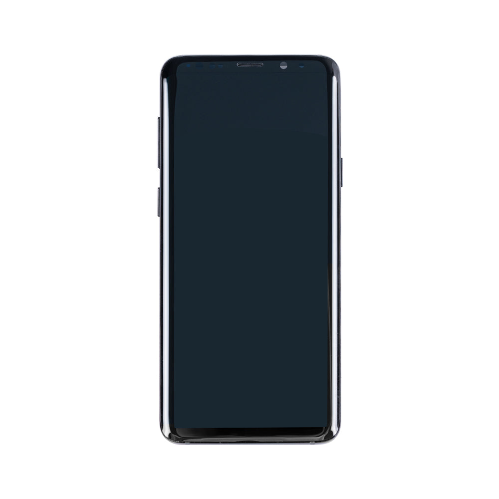 Samsung Galaxy S9 Plus G965F Display und Touchscreen-Digitizer mit Rahmen Midnight Black aufbereitet