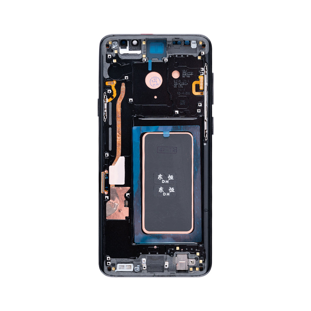 Samsung Galaxy S9 Plus G965F Display und Touchscreen-Digitizer mit Rahmen Midnight Black aufbereitet – Bild 2