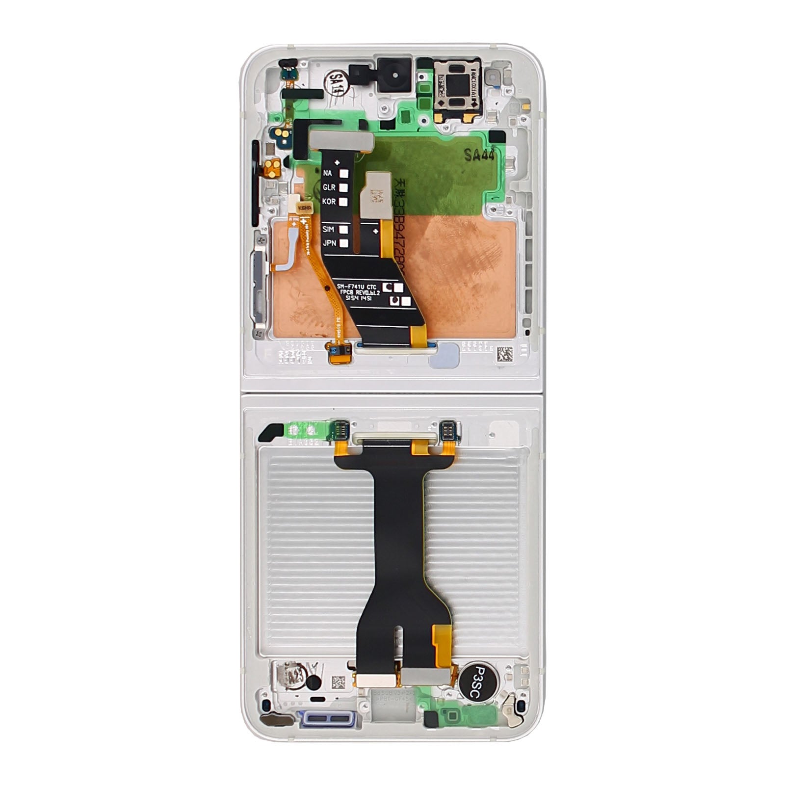 Samsung Original Service Pack Display Galaxy Z Flip6 Main F741B mit Rahmen White – Bild 3