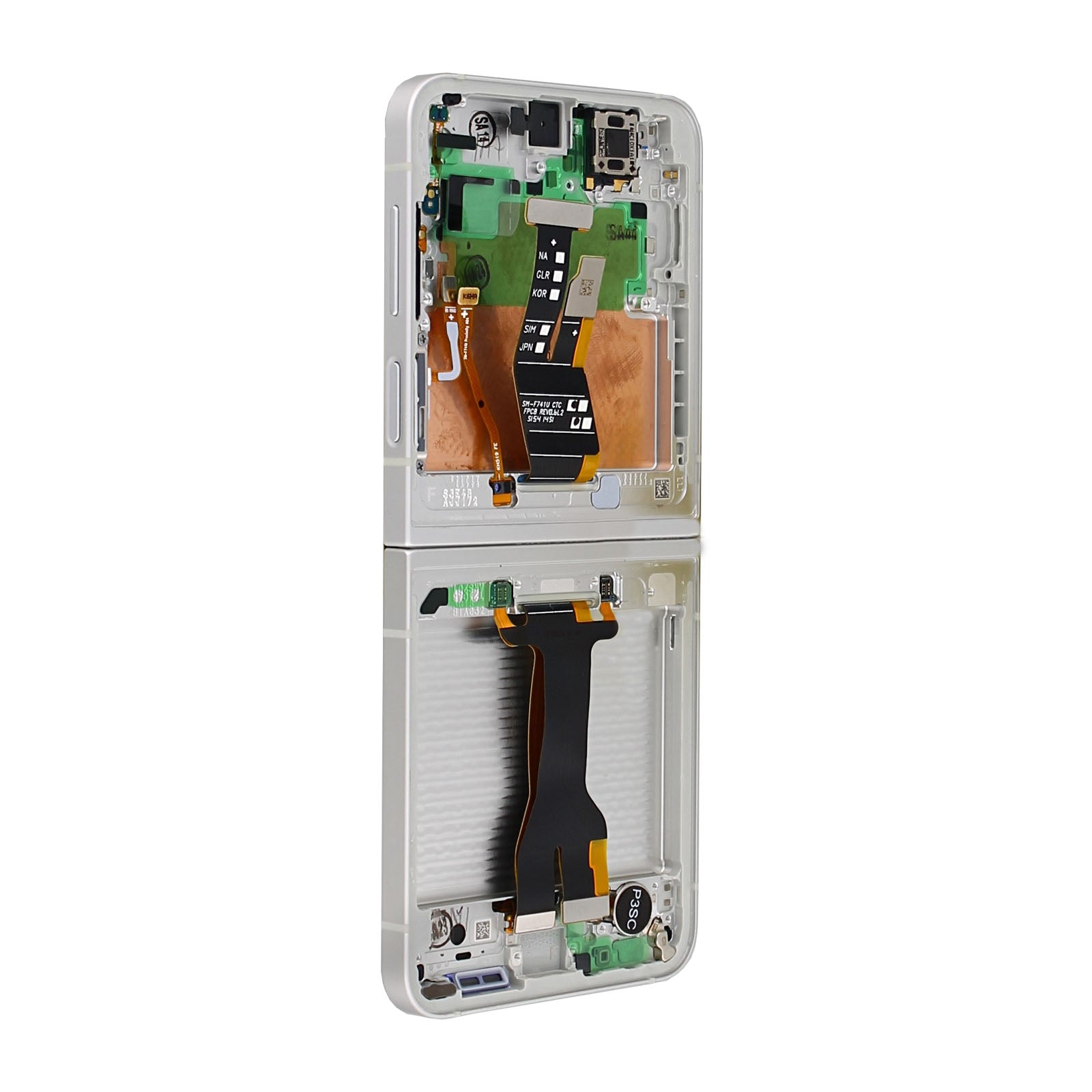 Samsung Original Service Pack Display Galaxy Z Flip6 Main F741B mit Rahmen White – Bild 4