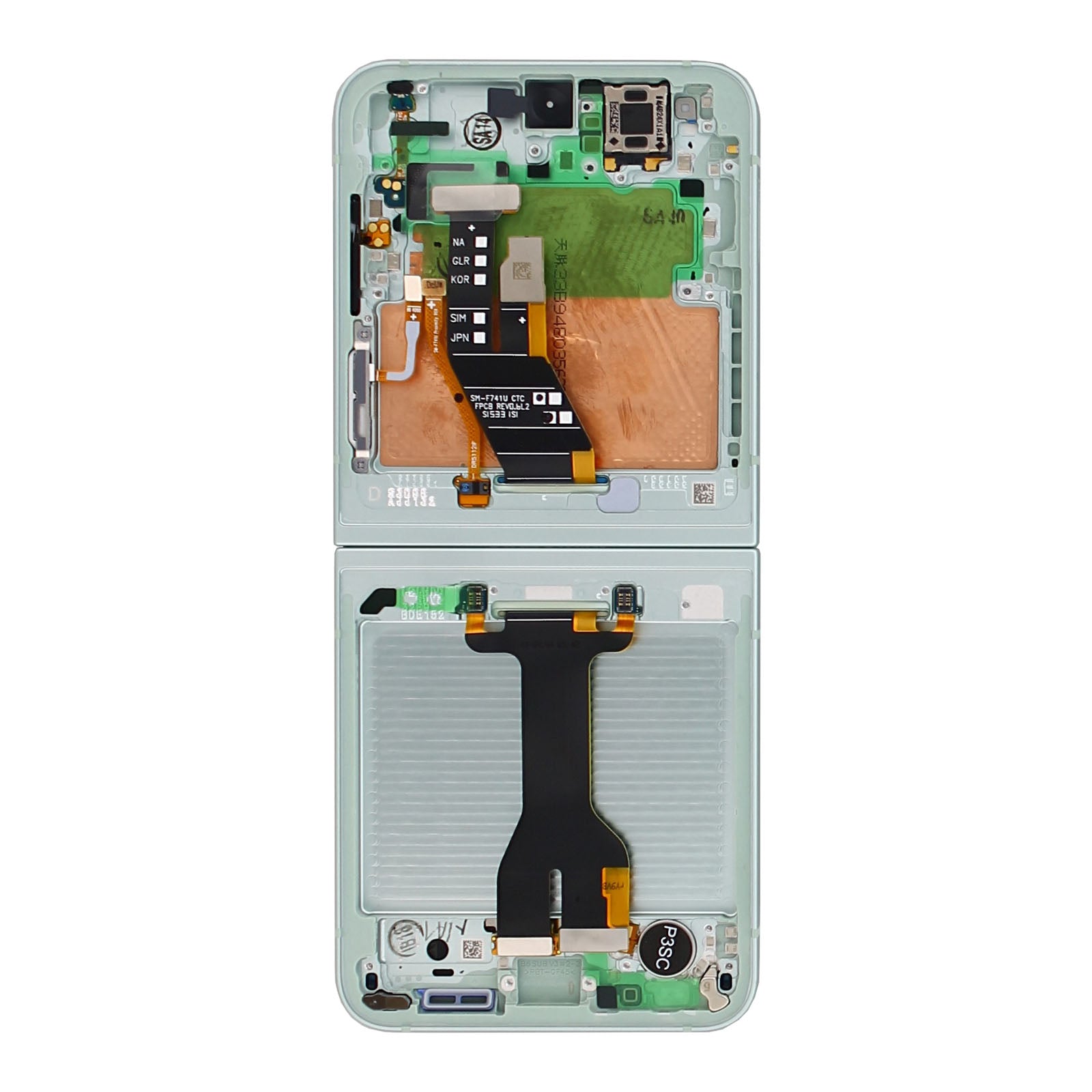 Samsung Original Service Pack Display Galaxy Z Flip6 Main F741B mit Rahmen Mint – Bild 3