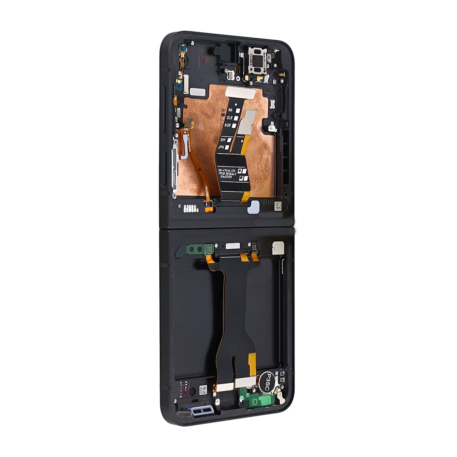 Samsung Original Service Pack Display Galaxy Z Flip6 Main F741B mit Rahmen Black – Bild 4