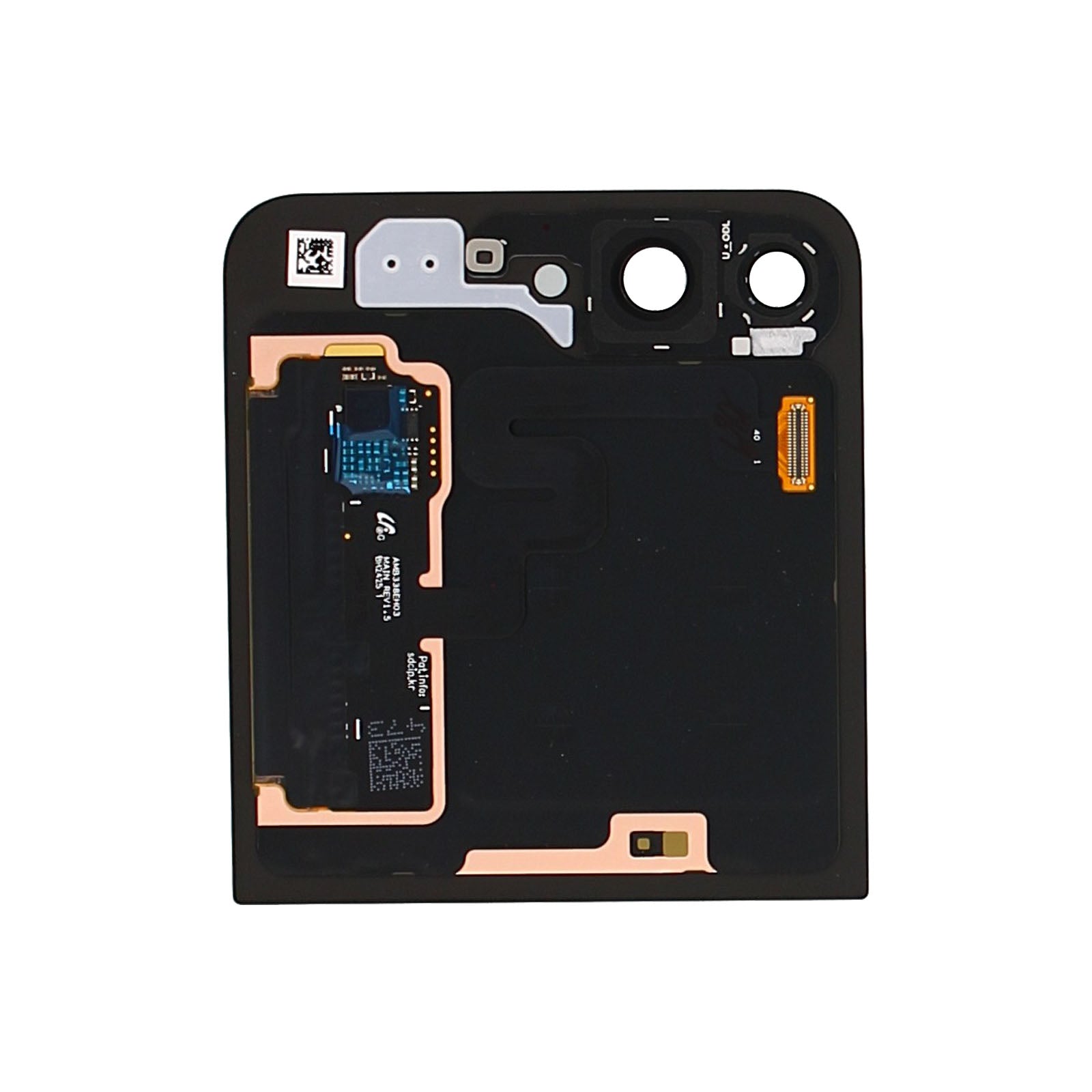 Samsung Galaxy Z Flip6 F741B Sub Display und Touchscreen-Digitizer Silver Shadow Service Pack – Bild 3