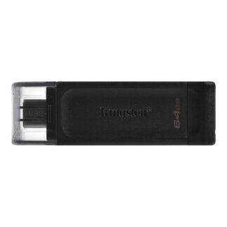 Kingston 64GB DataTraveler 70 USB-C 3.2 Gen 1 Flash Drive Black
