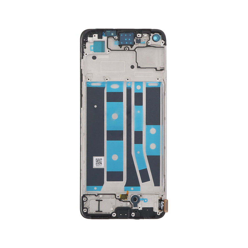 Oppo A78 4G Display und Touchscreen-Digitizer mit Rahmen Mist Black OEM – Bild 3