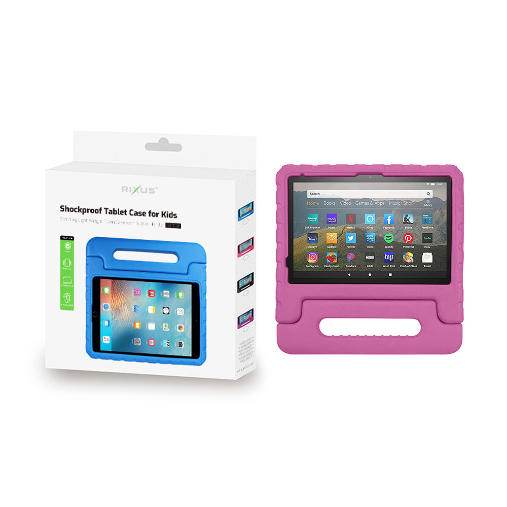 Rixus RXTC06 Tablet Kids Hülle für Apple iPad 10 10.9 inch (2022), iPad Air 11 inch (2024, 2025, 2026), iPad 12 (2026) Pink – Bild 5