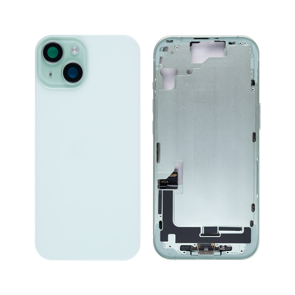 Für Apple iPhone 15 Gehäuse mit Kleinteilen Green OEM