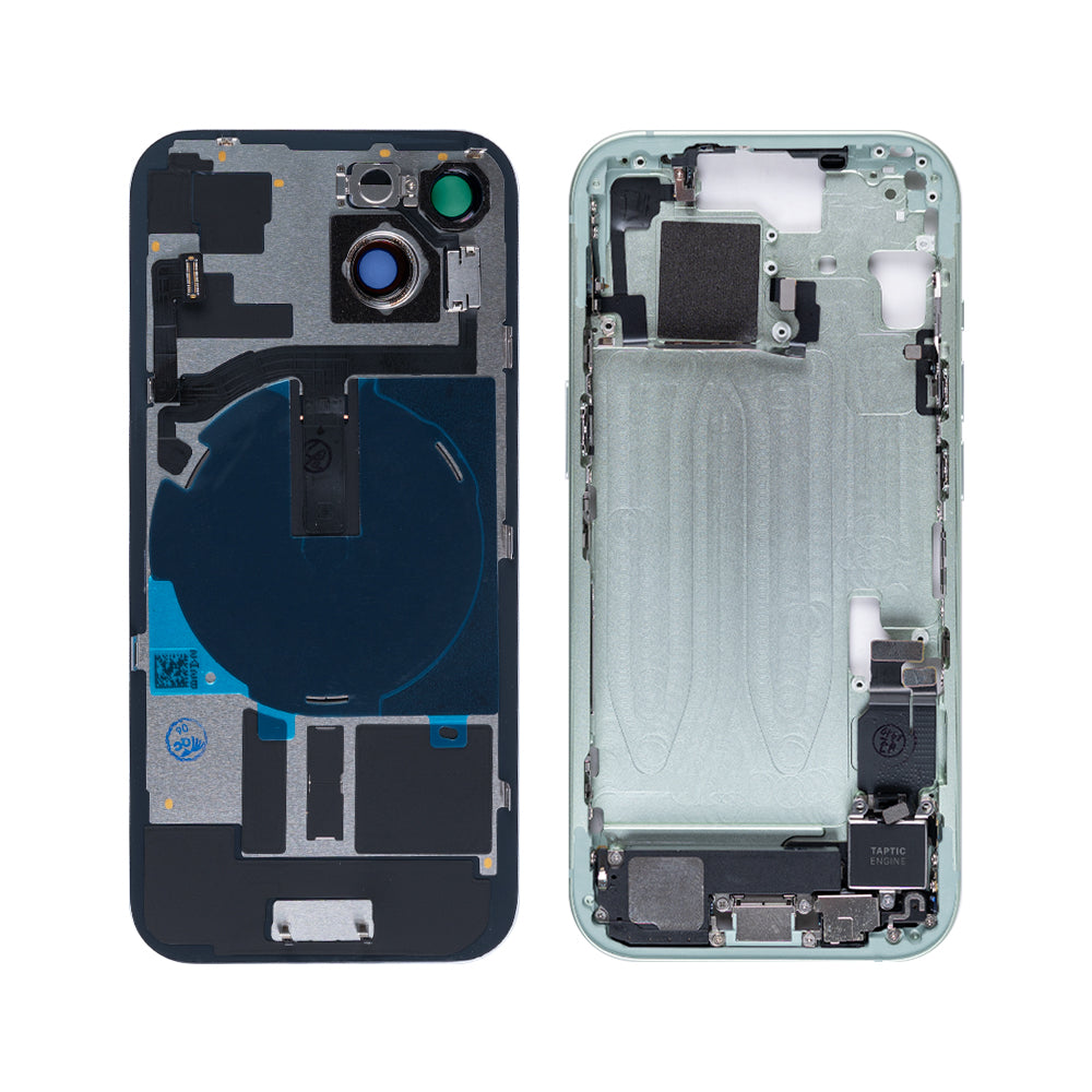 Für Apple iPhone 15 Gehäuse mit Kleinteilen Green OEM – Bild 2