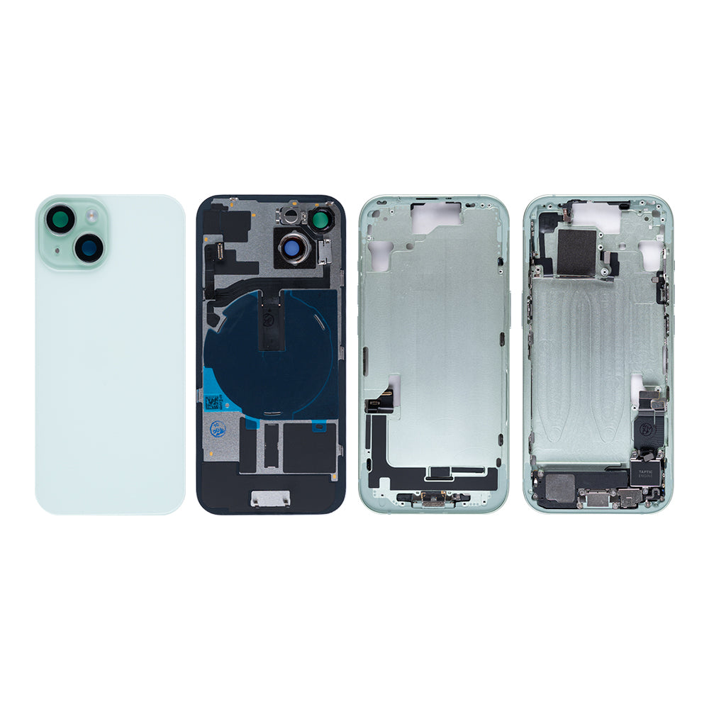 Für Apple iPhone 15 Gehäuse mit Kleinteilen Green OEM – Bild 3