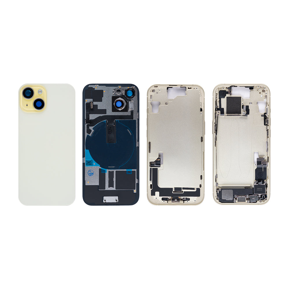 Für Apple iPhone 15 Gehäuse mit Kleinteilen Yellow OEM – Bild 3