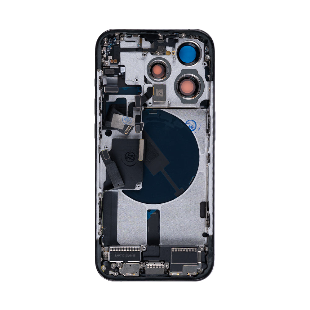 Für Apple iPhone 15 Pro Gehäuse mit Kleinteilen Black Titanium OEM – Bild 2