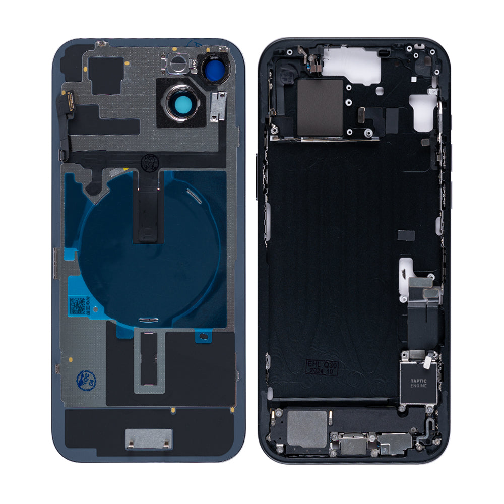 Für Apple iPhone 15 Plus Gehäuse mit Kleinteilen Black OEM – Bild 2
