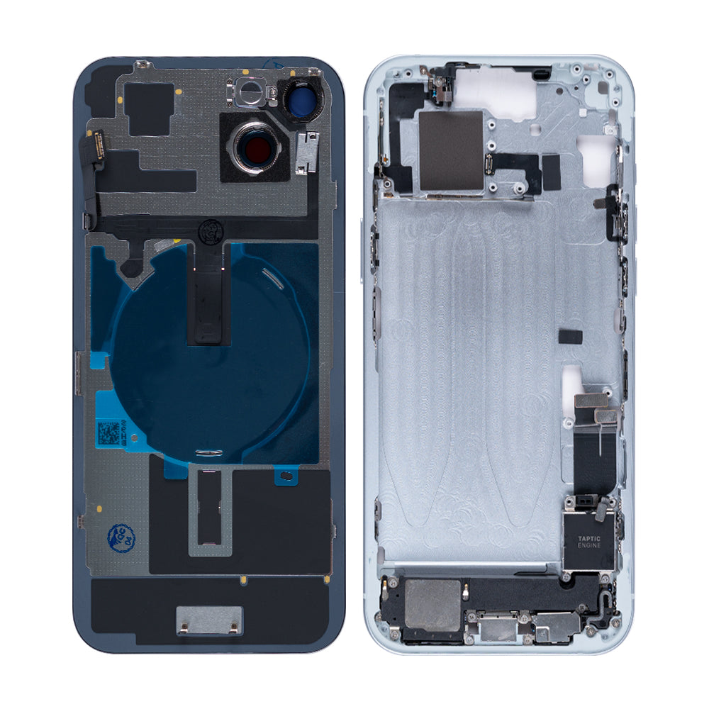 Für Apple iPhone 15 Plus Gehäuse mit Kleinteilen Blue OEM – Bild 2
