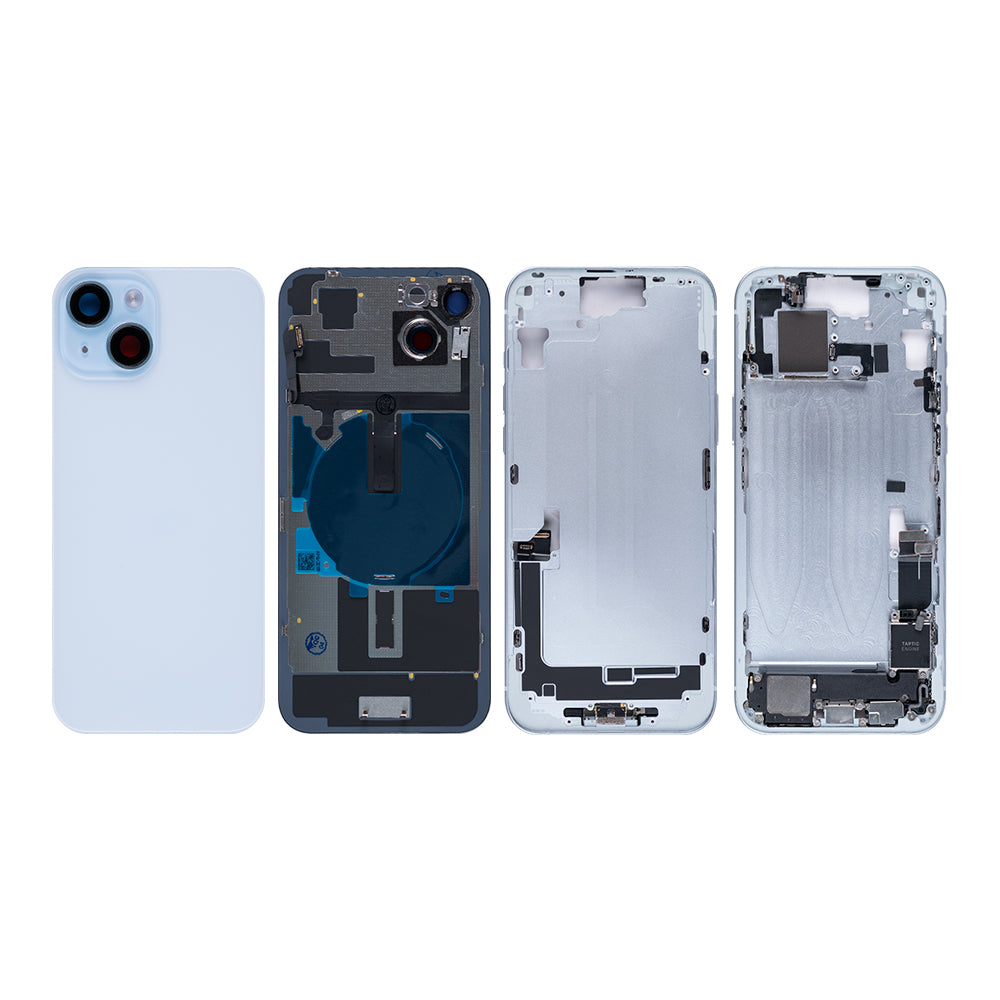Für Apple iPhone 15 Plus Gehäuse mit Kleinteilen Blue OEM – Bild 3