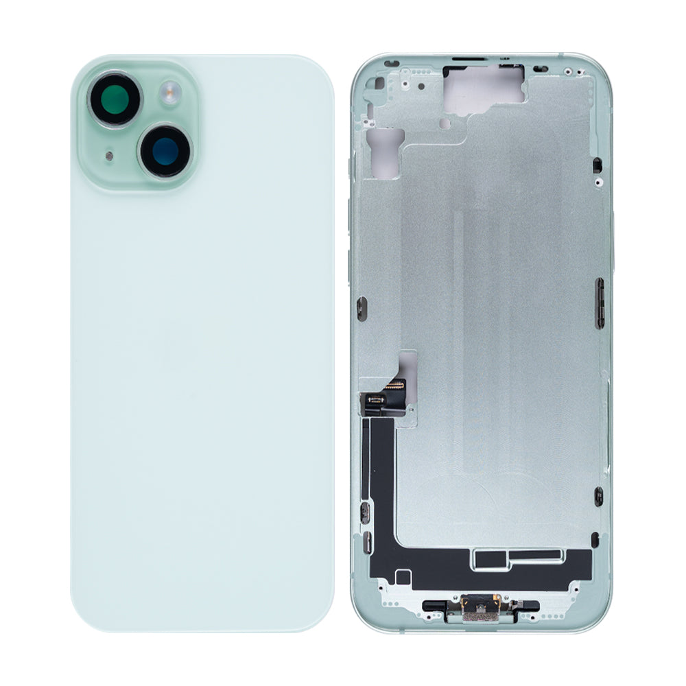 Für Apple iPhone 15 Plus Gehäuse mit Kleinteilen Green OEM