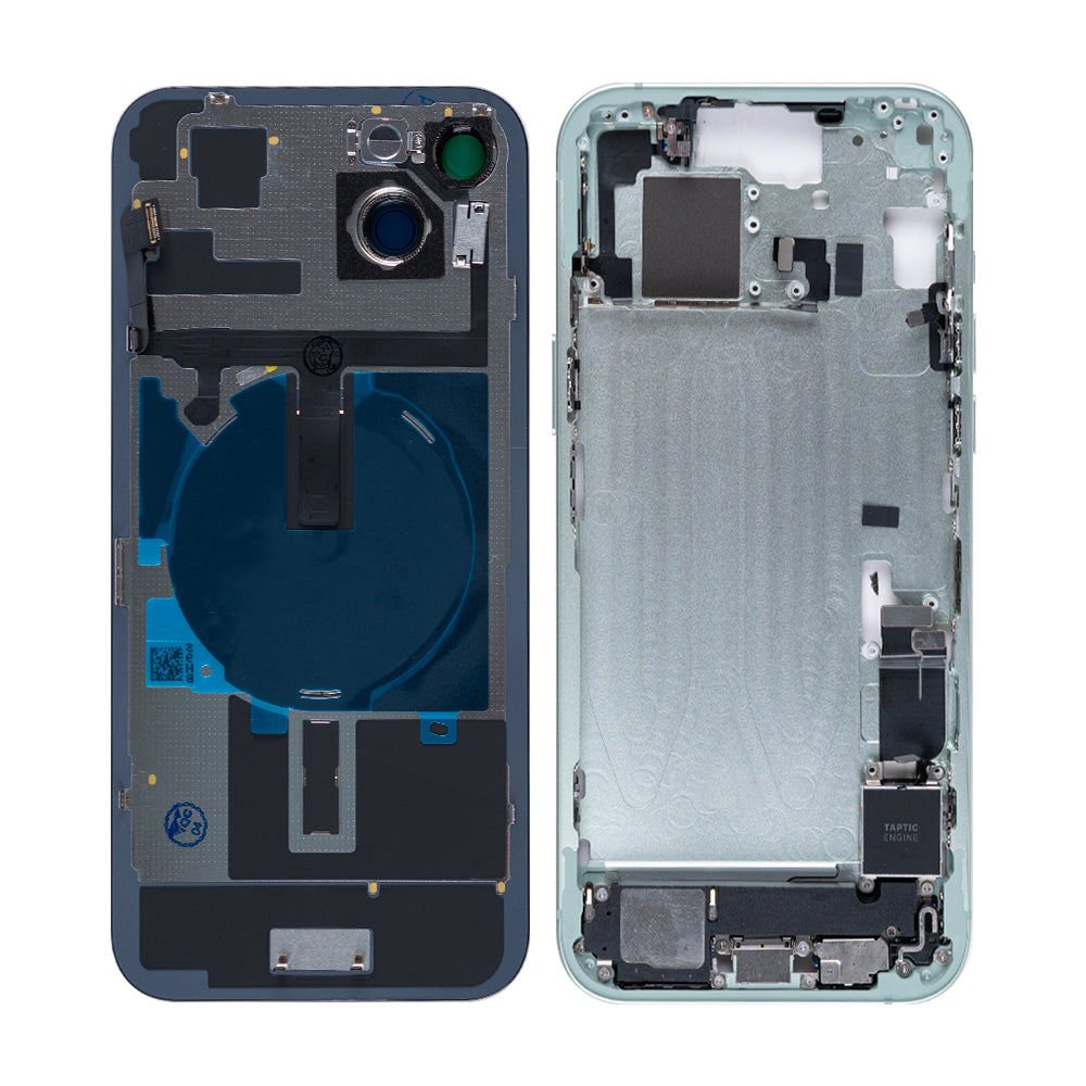 Für Apple iPhone 15 Plus Gehäuse mit Kleinteilen Green OEM – Bild 2