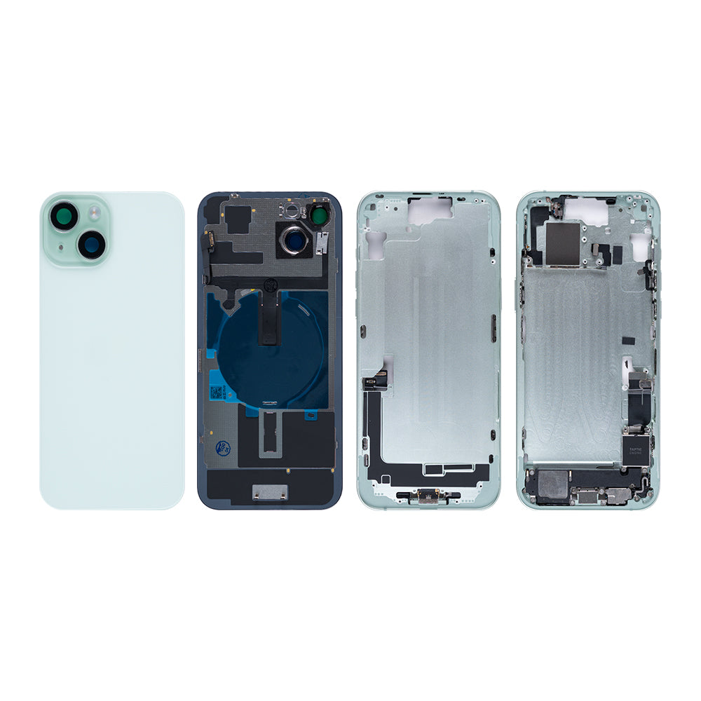 Für Apple iPhone 15 Plus Gehäuse mit Kleinteilen Green OEM – Bild 3