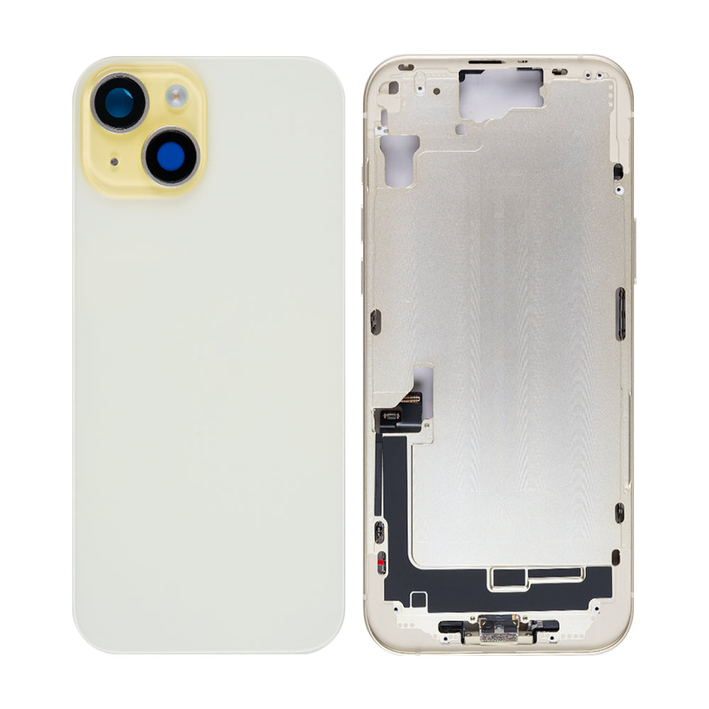 Für Apple iPhone 15 Plus Gehäuse mit Kleinteilen Yellow OEM