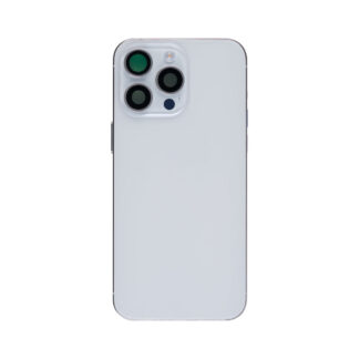 Für Apple iPhone 15 Pro Max Gehäuse mit Kleinteilen White Titanium OEM